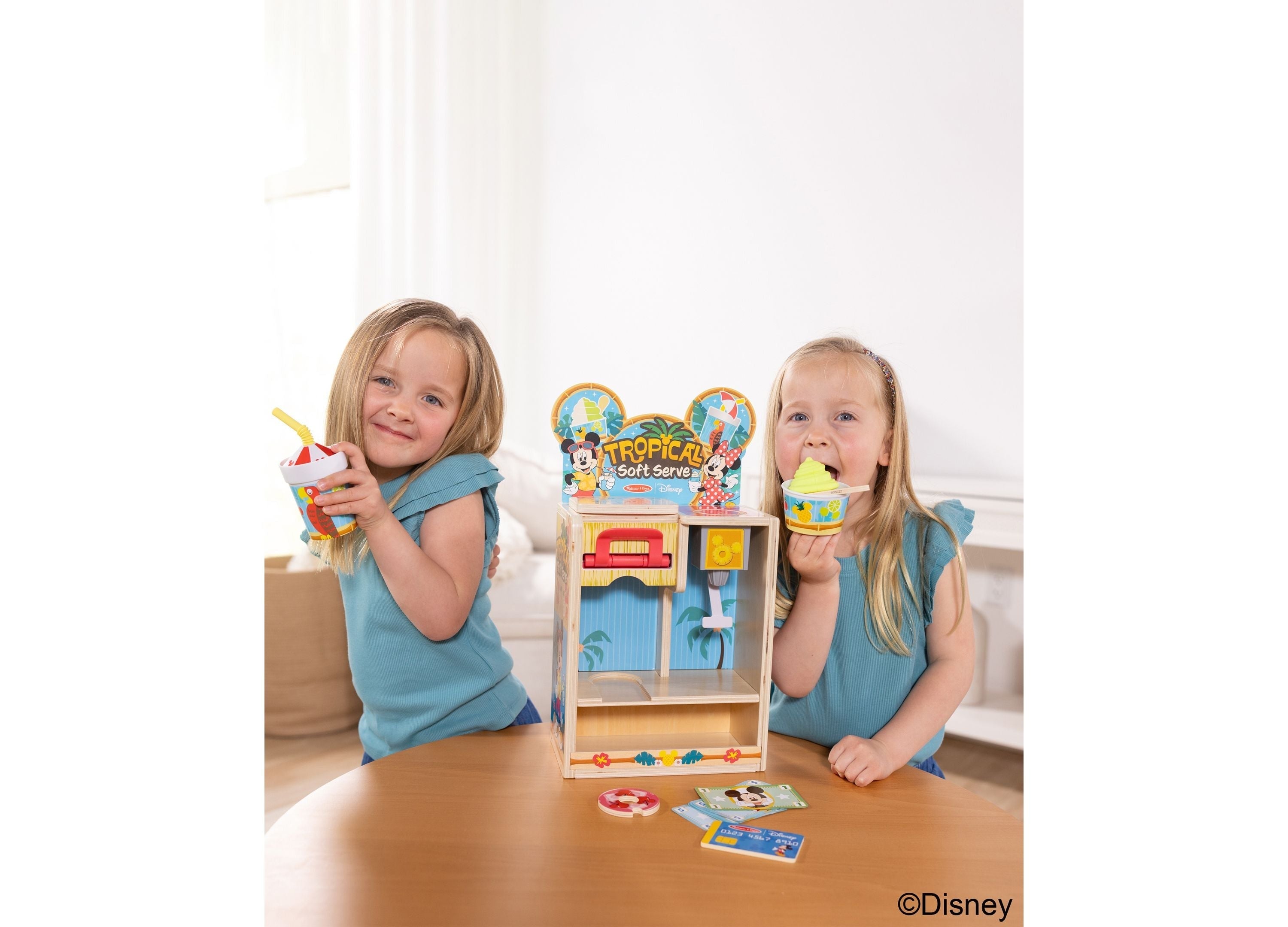 Melissa & Doug Mickey Tropical Soft Serve Playset - Wooden Toy