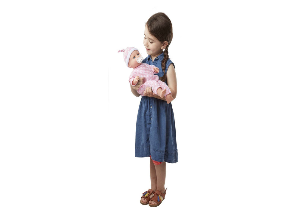 Melissa & Doug Mine to Love Luke & Lucy 15-Inch Twin Baby Dolls with Rompers