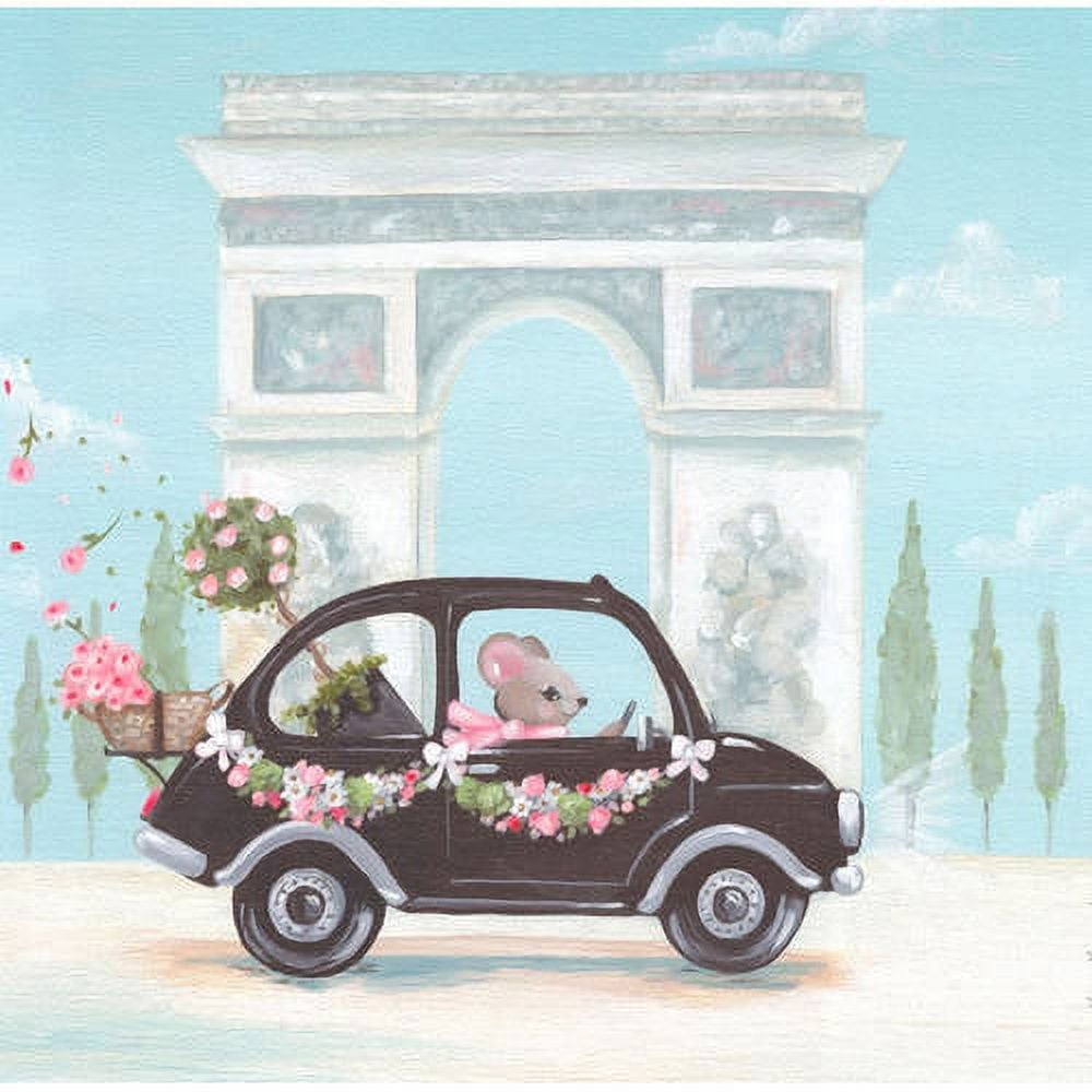 Oopsy Daisys Little Black Canvas Art in 10x10 Gallery-Wrap