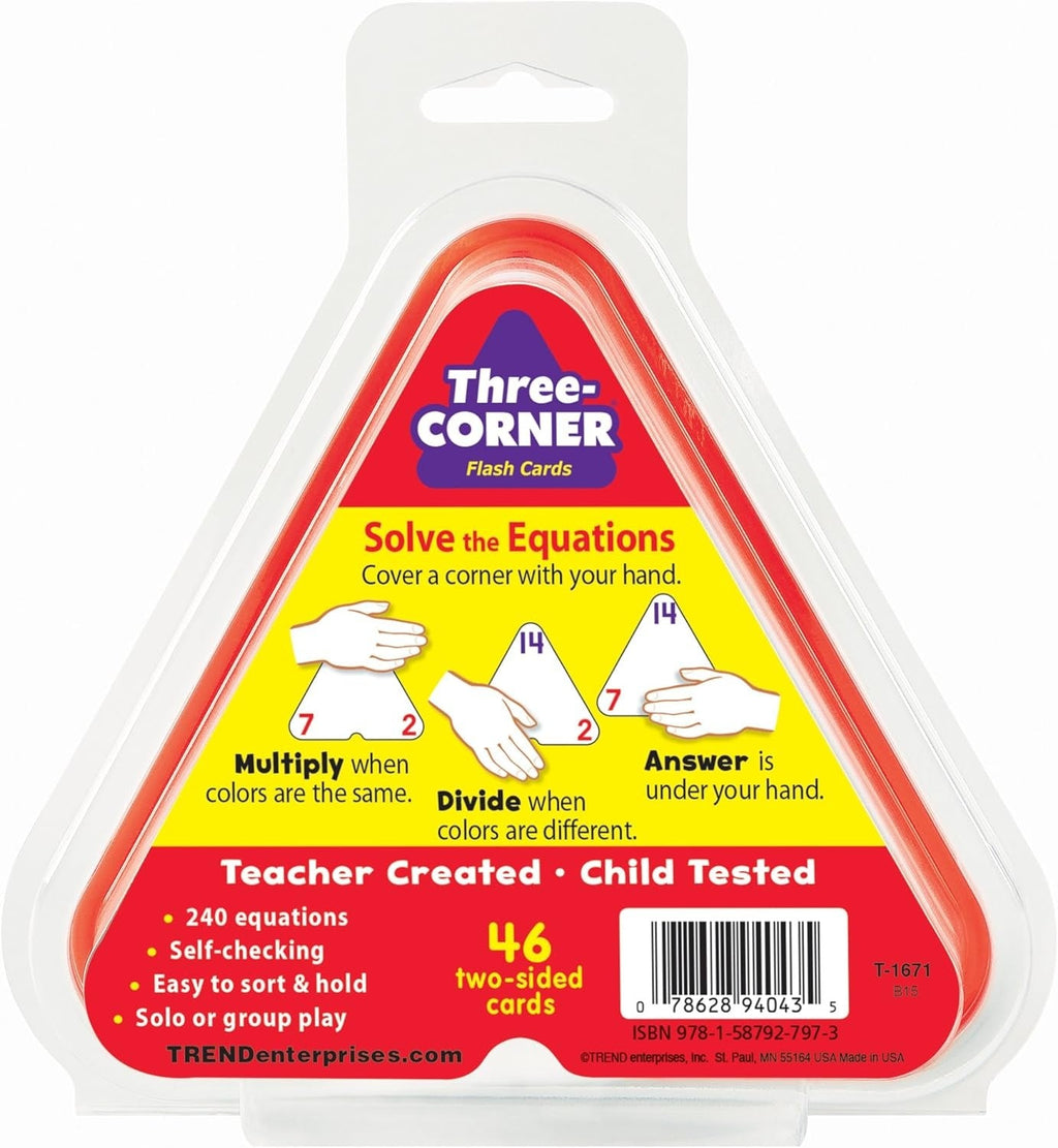 Trend Enterprises Interactive Math Flash Cards - Multiplication & Division