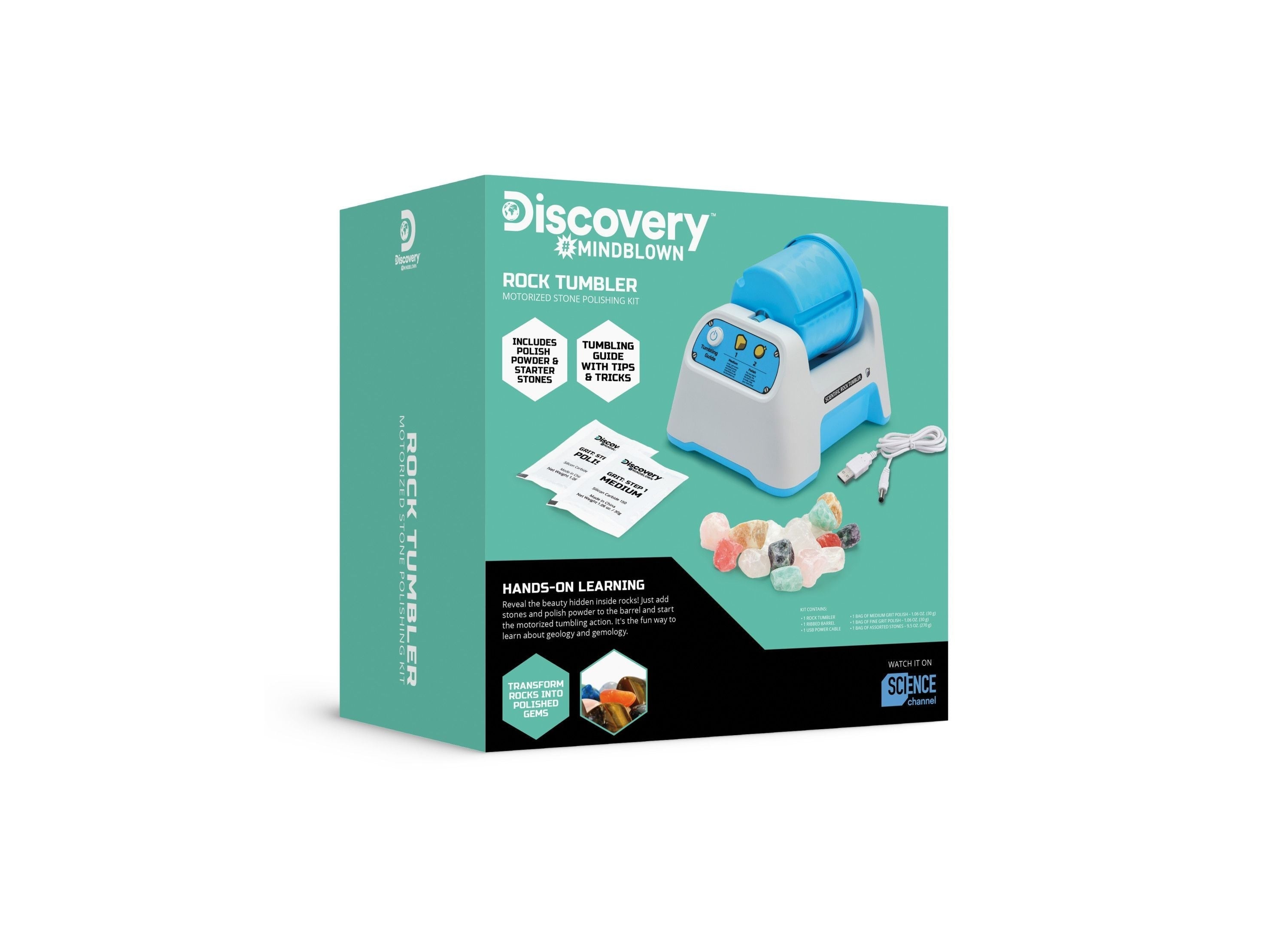 Discovery #MINDBLOWN Rock Gem Polishing Science Kit