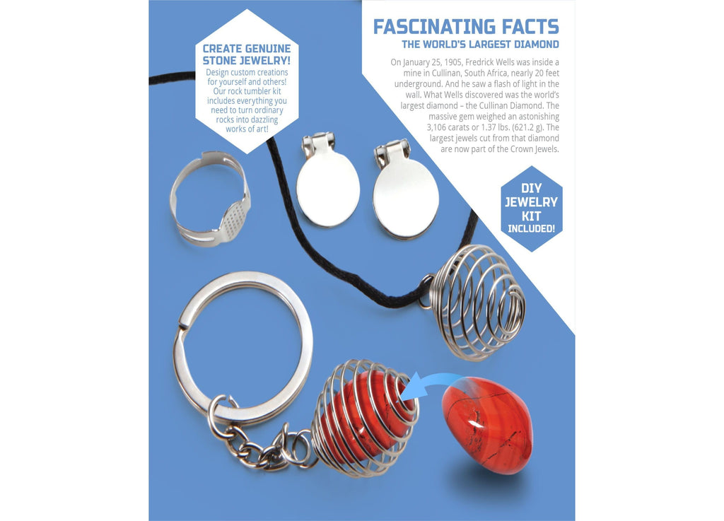 Discovery #MINDBLOWN Gemstone Polishing Science Kit