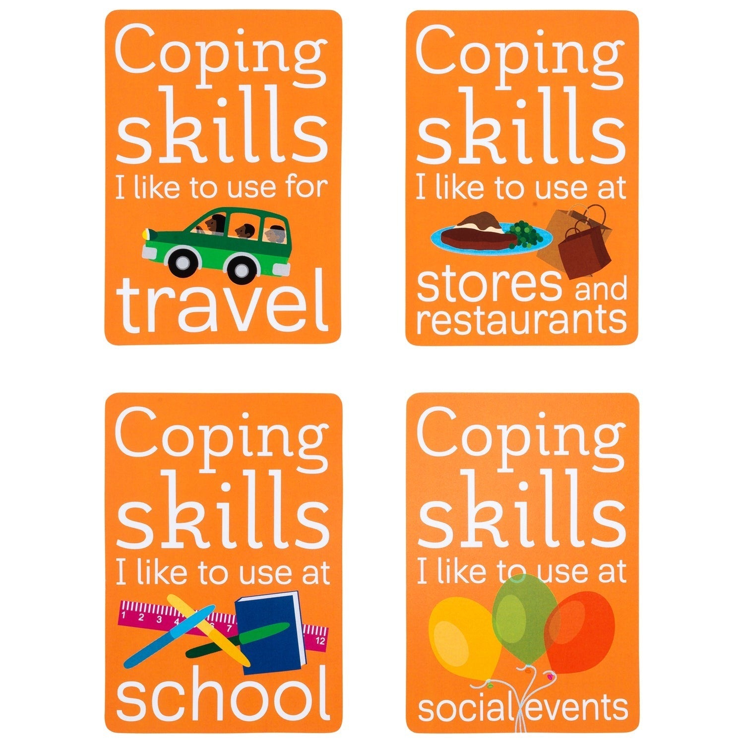 Coping Skills for KidsTM Coping Cue CardsTM Processing Deck