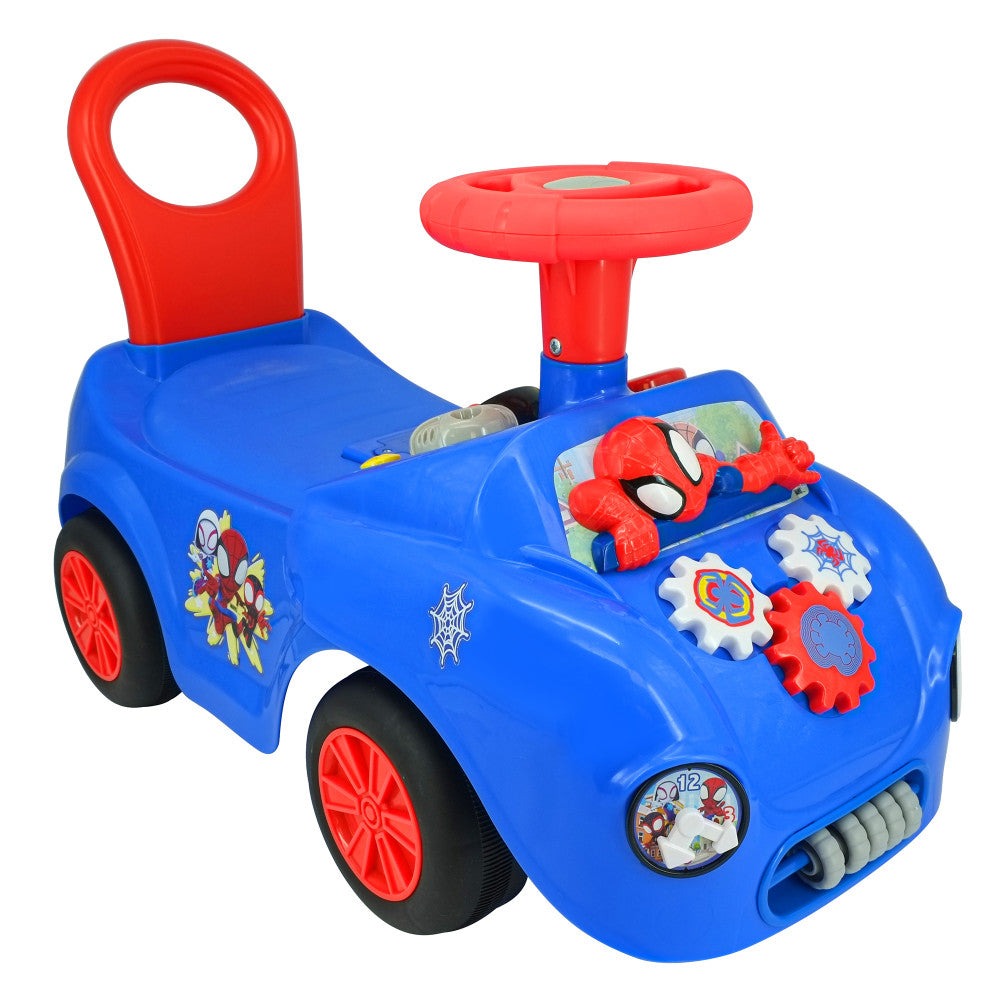 Kiddieland Spidey Web Racer Lights And Sounds Ride-On