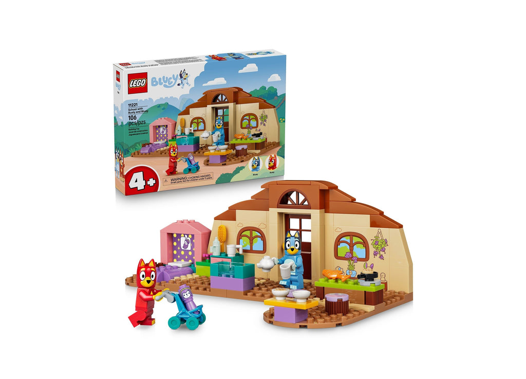 LEGO Bluey School With Rusty And Bluey 106-Piece Building Set