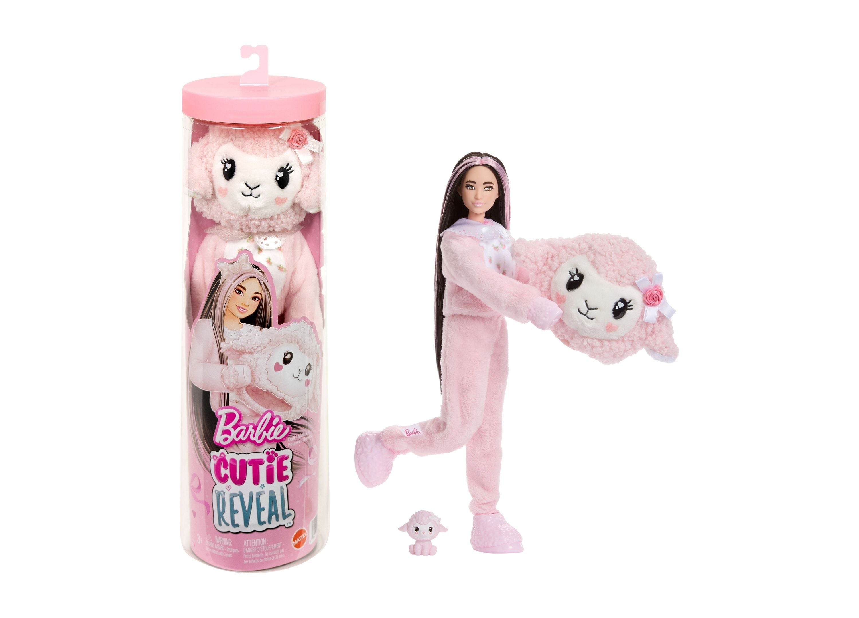 Barbie Cutie Reveal Cuddly Series Doll - Plush Animal Costumes