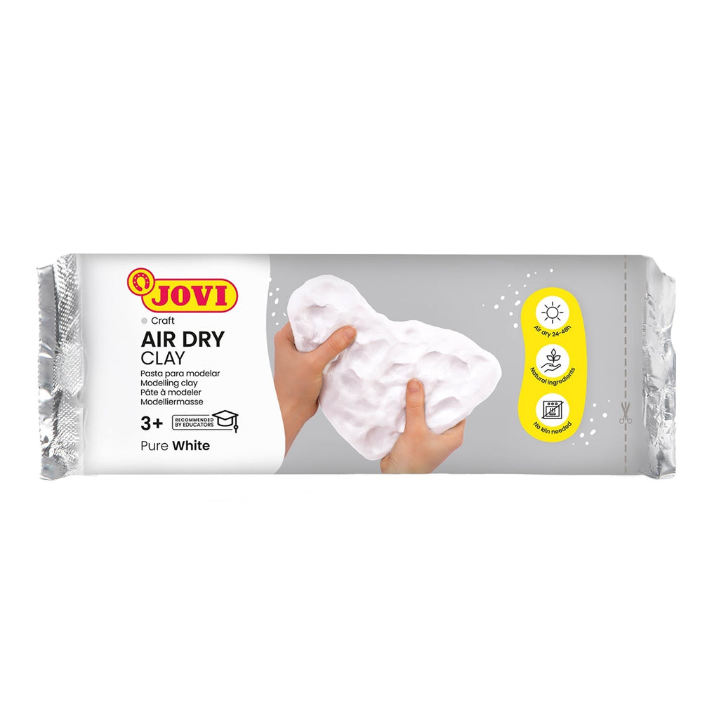 JOVI Natural Air Dry Clay Set - White, 1.1lb Each, Pack of 3