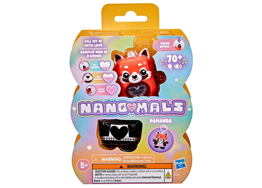 Nano-Mals Hasbro Pamanda The Red Panda Interactive Pet Toy