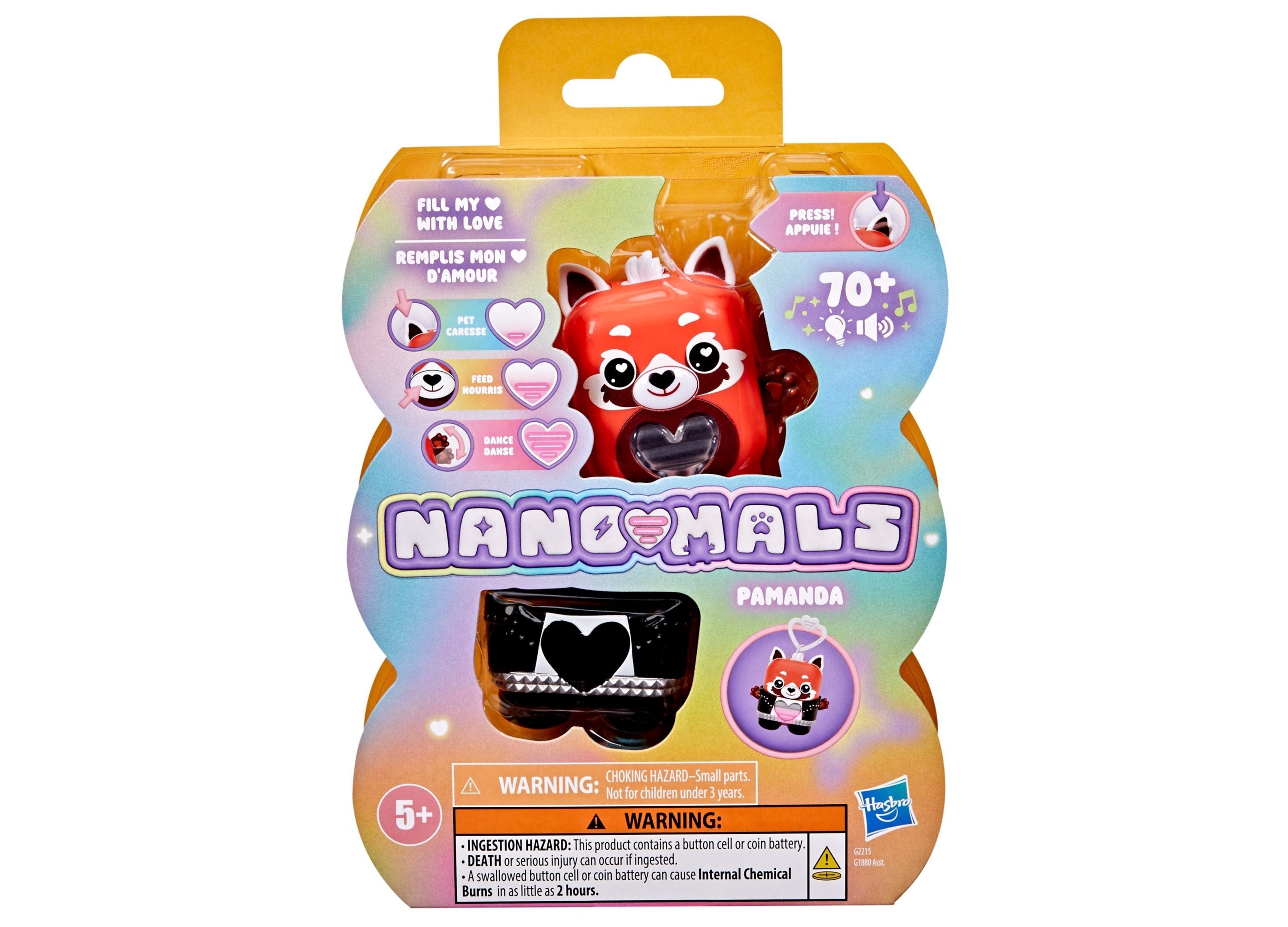 Nano-Mals Hasbro Pamanda The Red Panda Interactive Pet Toy