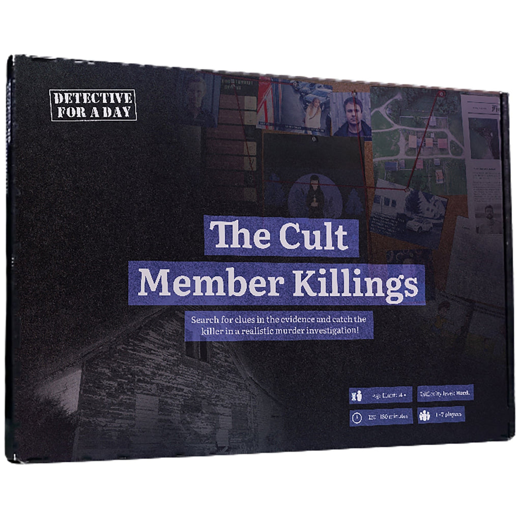 Detective For A Day: The Cult Member Killings Interactive Mystery Party Game