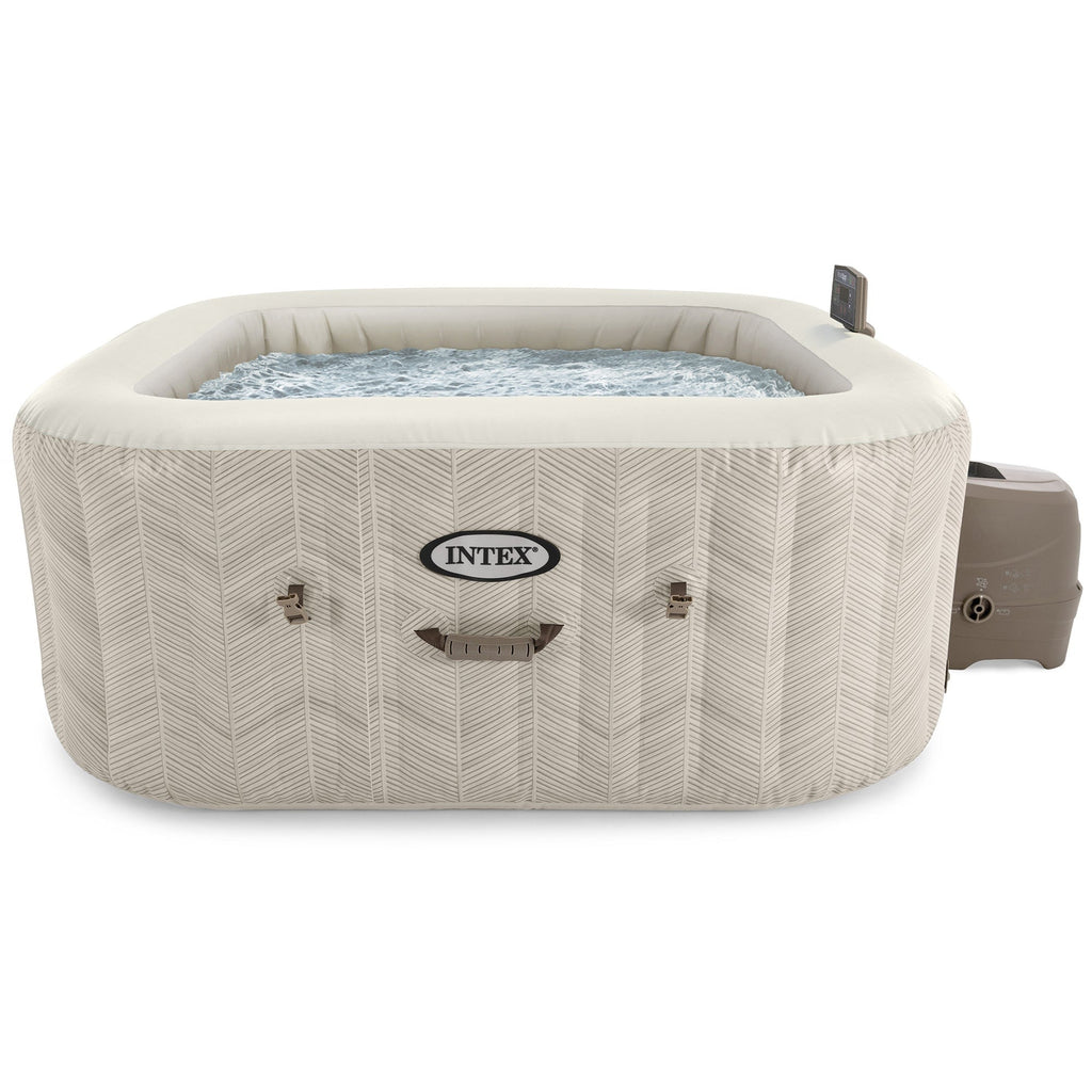 Intex PureSpa Chevron Deluxe 6-Person Inflatable Hot Tub With 170 Bubble Jets