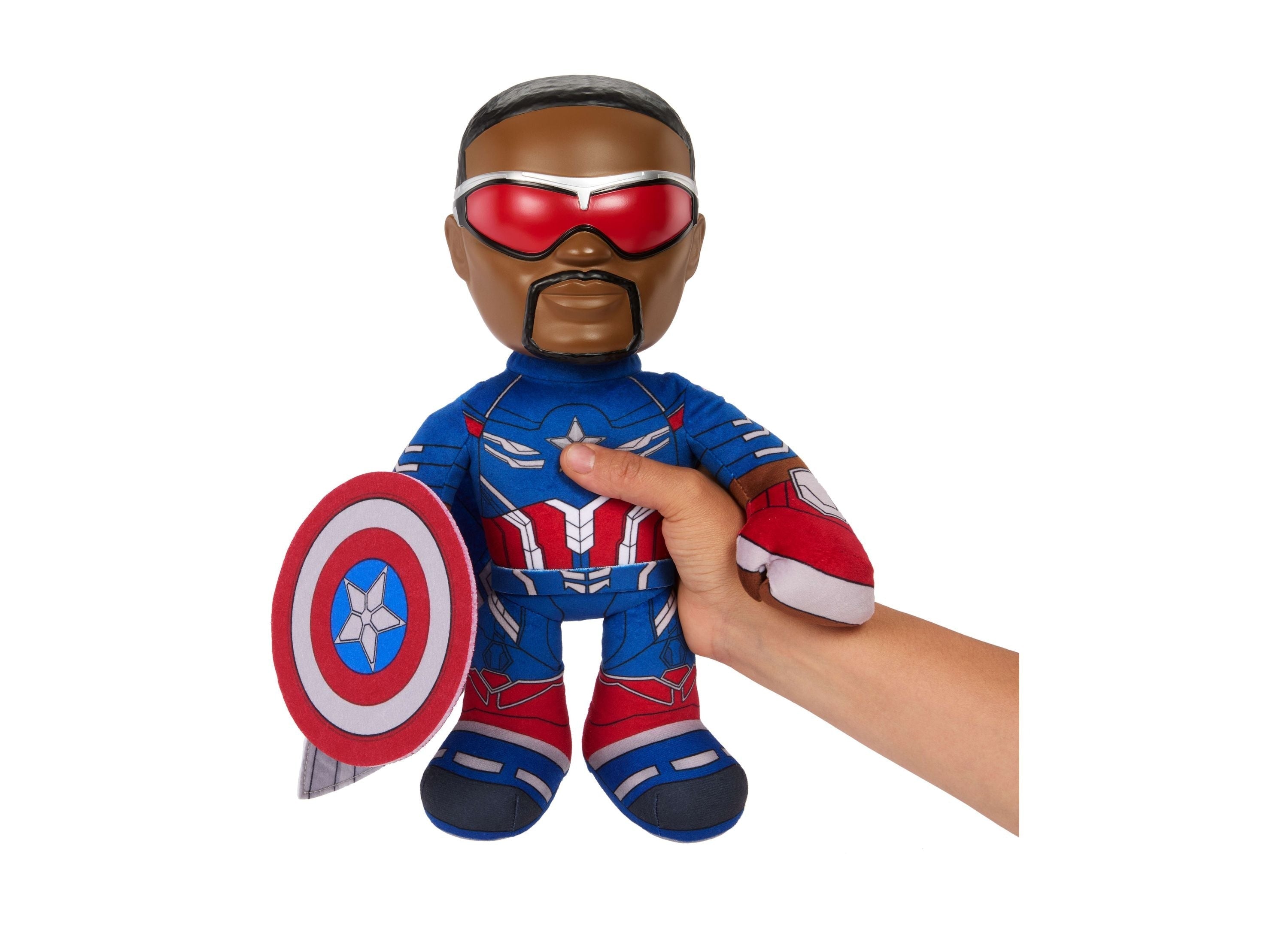 Marvel Captain America Brave New World Plush Figure With Sound