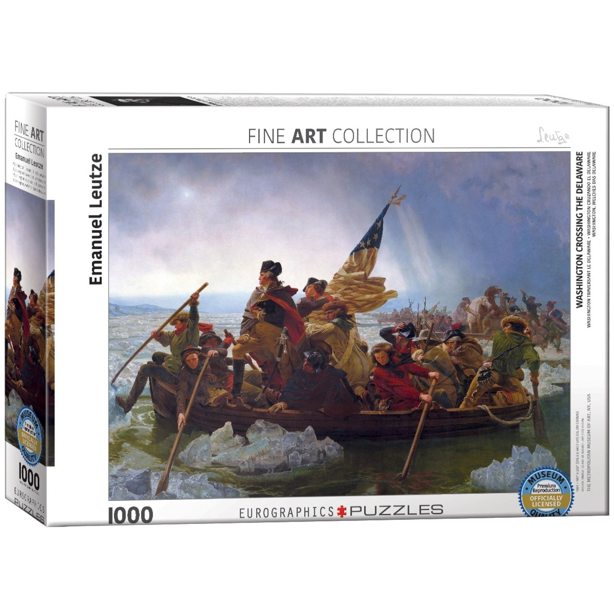 Eurographics Washington Crossing The Delaware 1000-Piece Puzzle