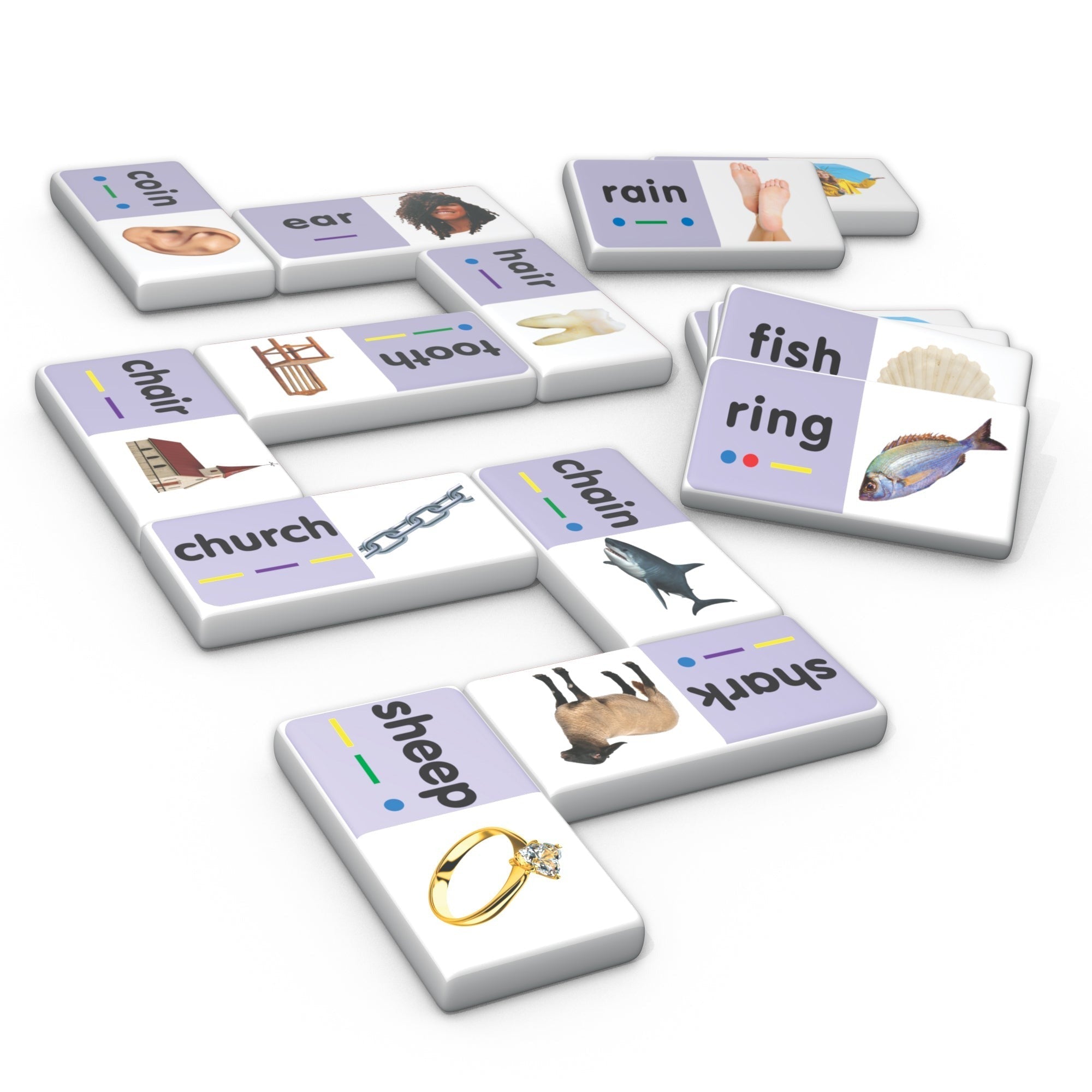 Junior Learning Decoding Match & Learn Dominoes - Double Pack