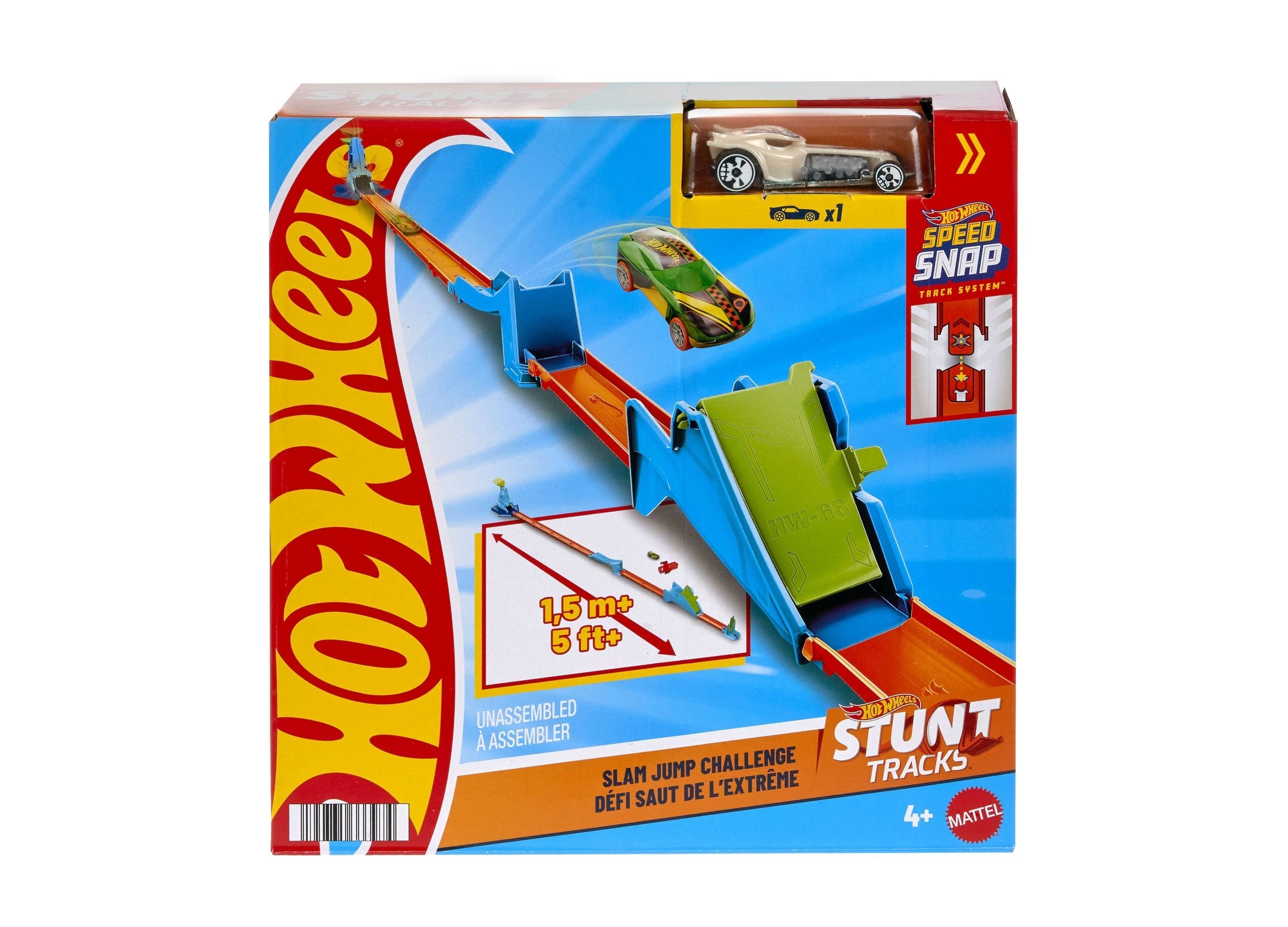 Hot Wheels Champion Track Set With Loop And Jump Challenges