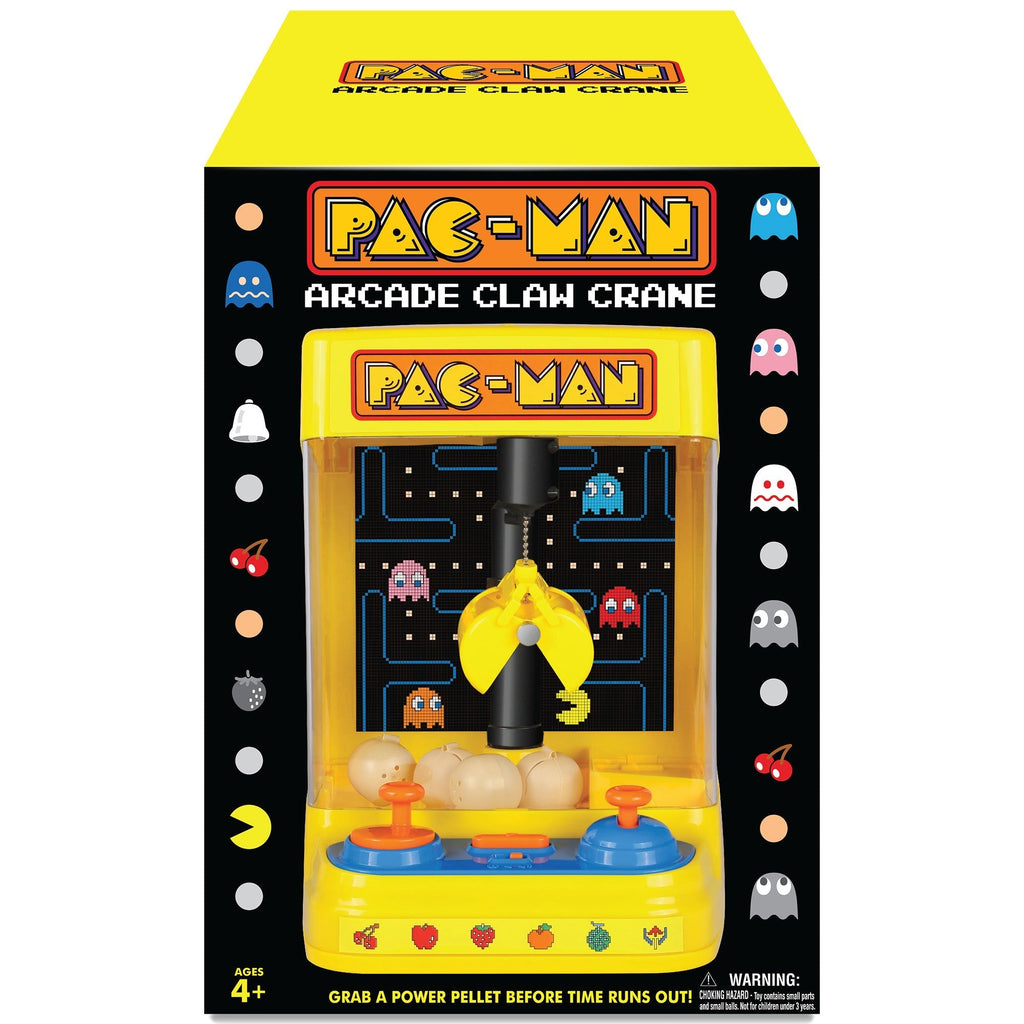 Pac-Man Tabletop Claw Crane Arcade Game With Lights And Sound