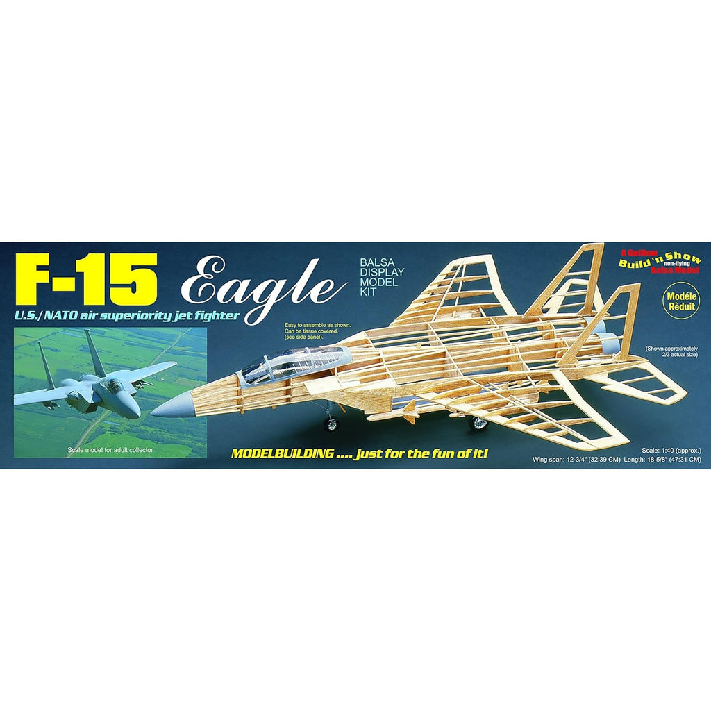 Guillow's F-15 Eagle Advanced Model Building Kit