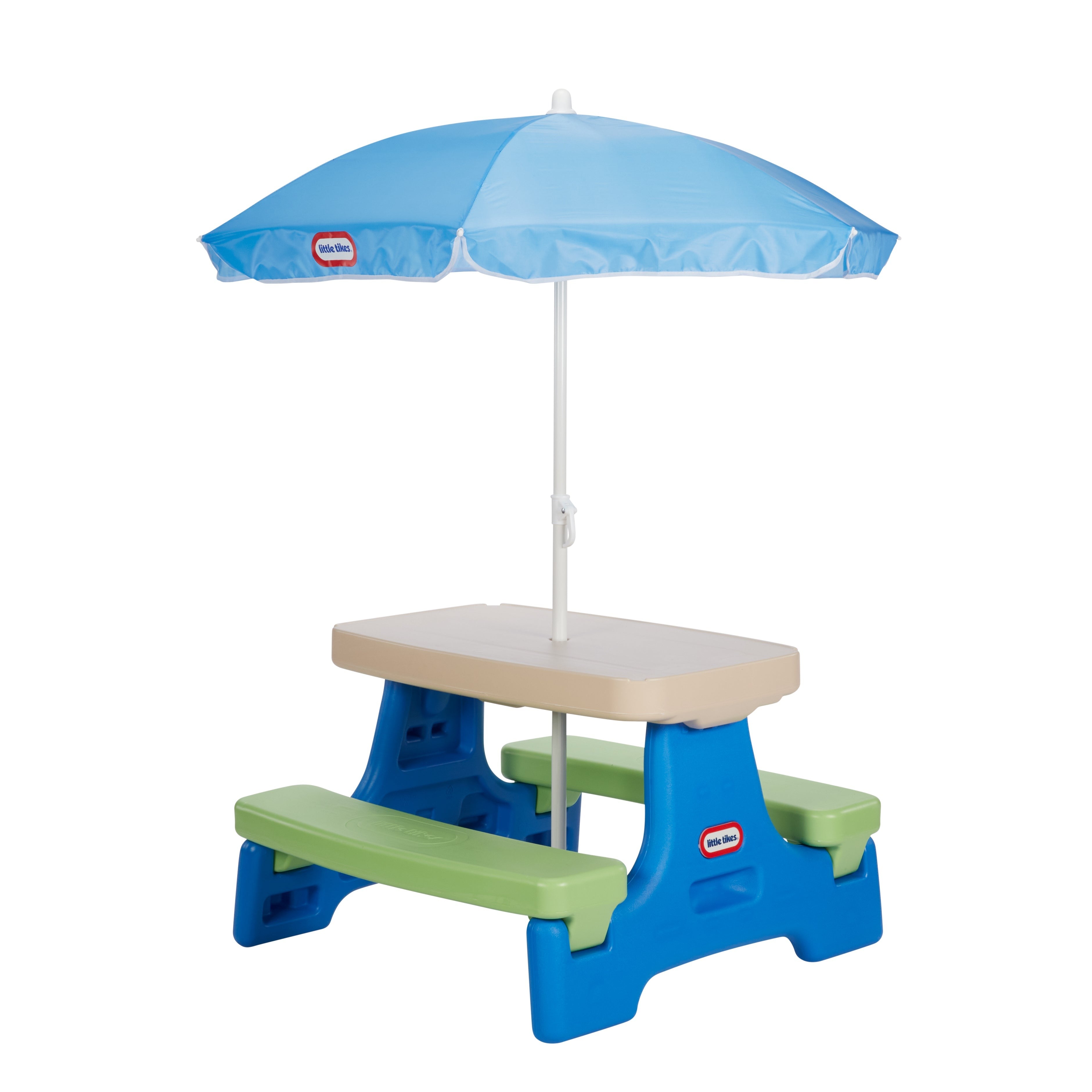 Little Tikes Easy Store Jr. Play Table with UV-Protected Umbrella
