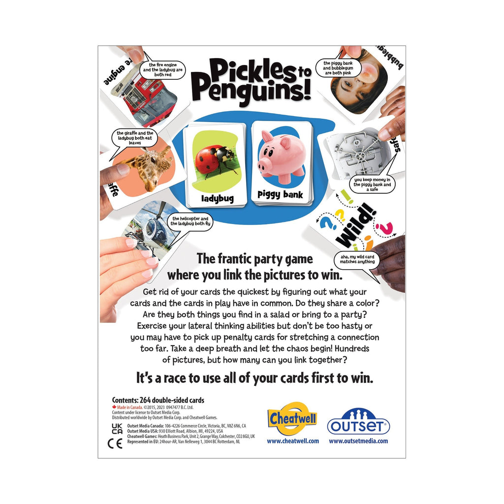 Pickles to Penguins! Quick-Thinking Linking Card Game