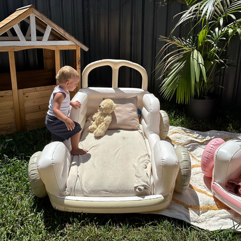 Sunnylife Kids Summer Van Sleepover Bed - Inflatable Indoor-Outdoor Fun