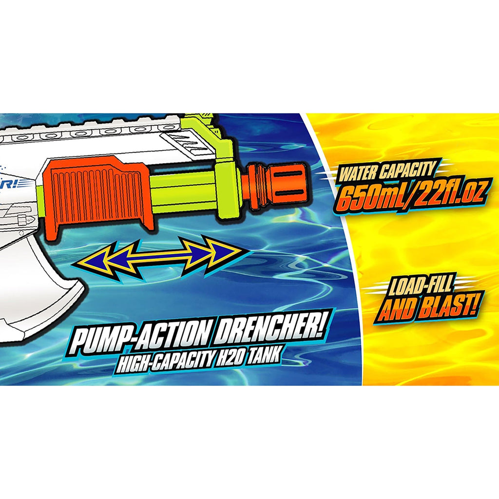 Water Blaster Saturator Pump-Action Soaker With 70 Oz Capacity