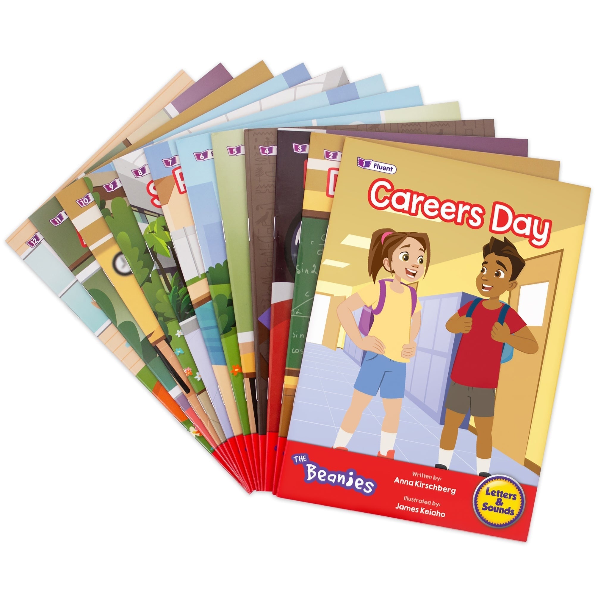 Junior Learning Beanies Diversity 12-Book Set - Phase 6 Hi-Lo Decodables