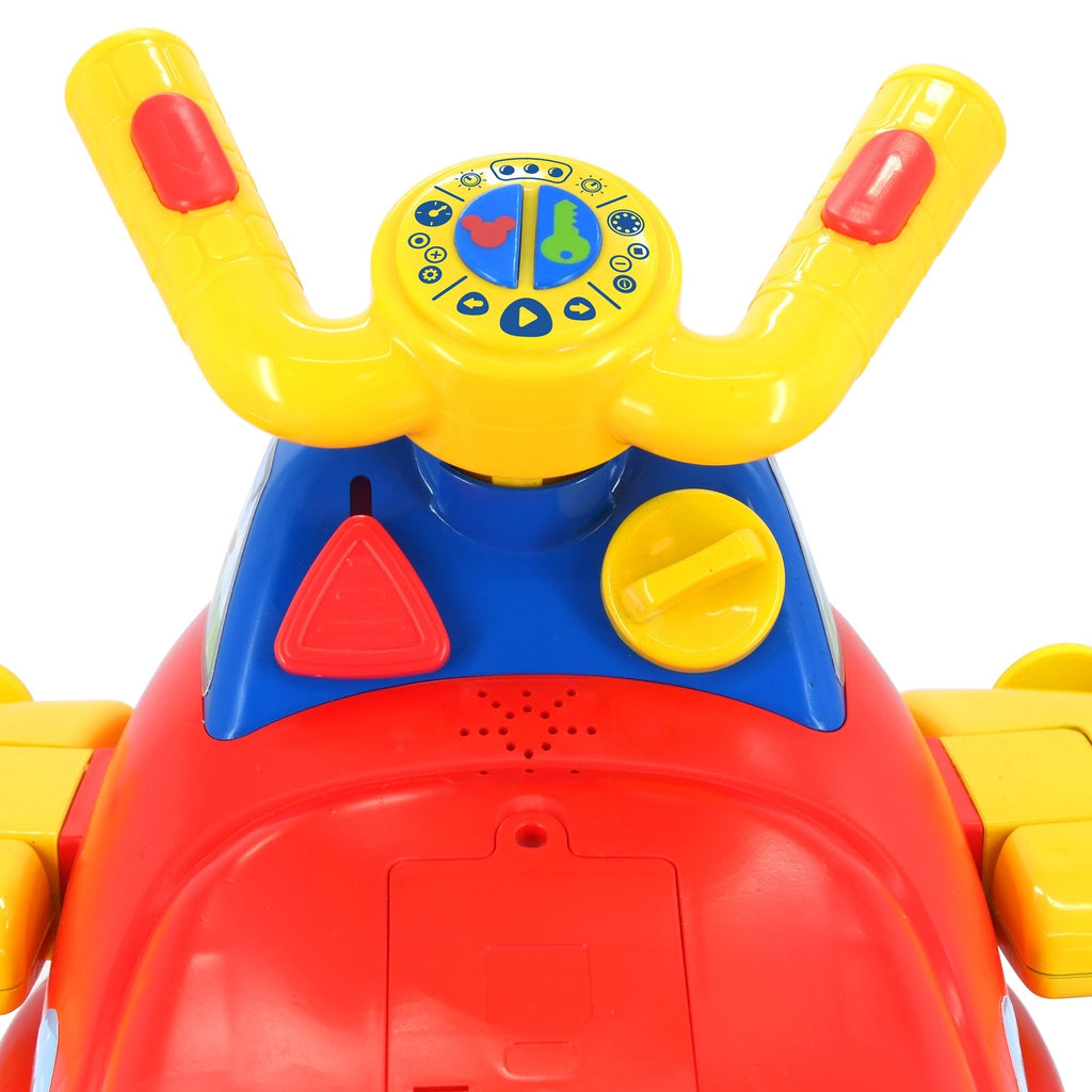 Disney Mickey Mouse Activity Plane Ride-On With Lights And Sounds