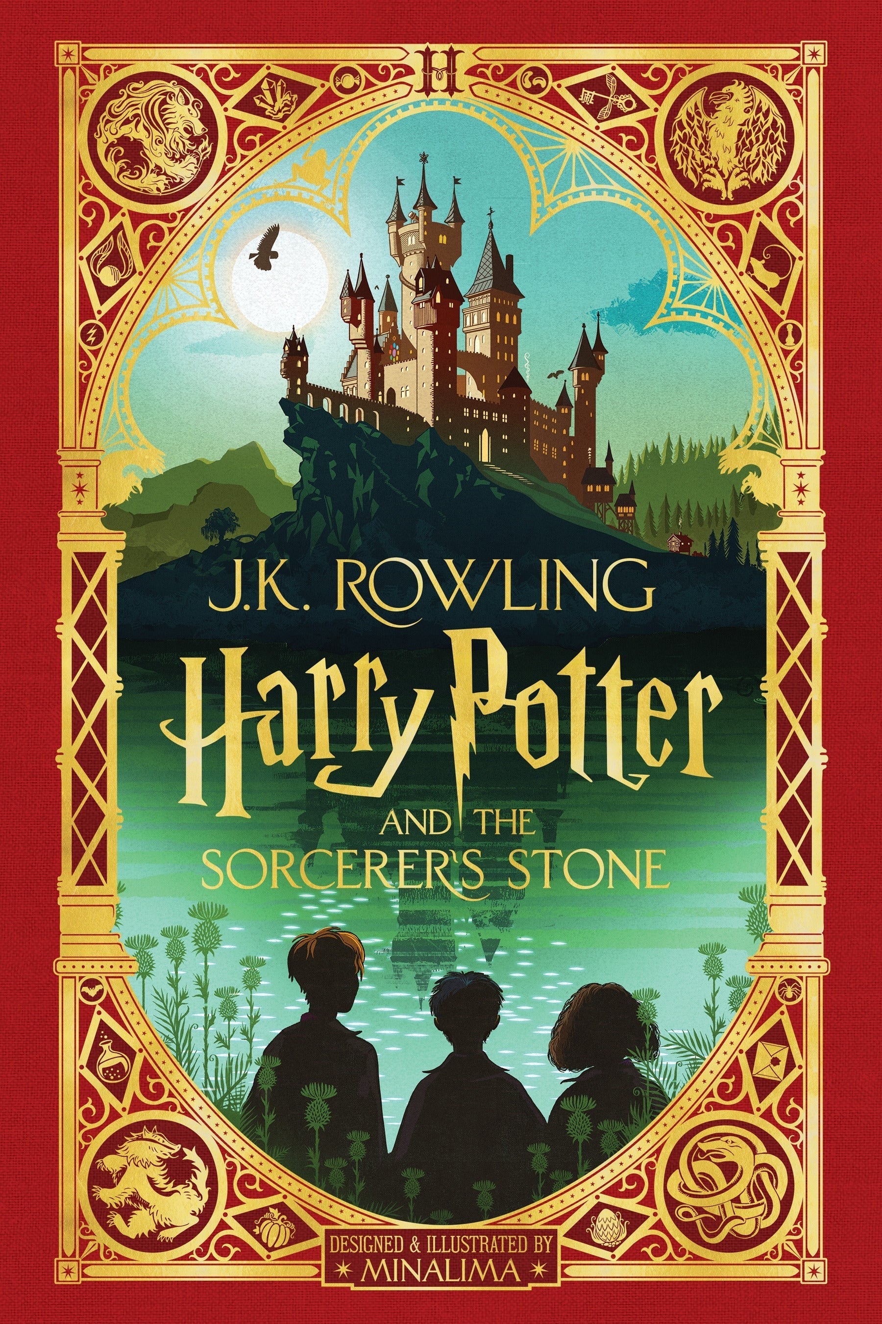 Harry Potter and the Sorcerer's Stone - MinaLima Illustrated Edition Hardcover