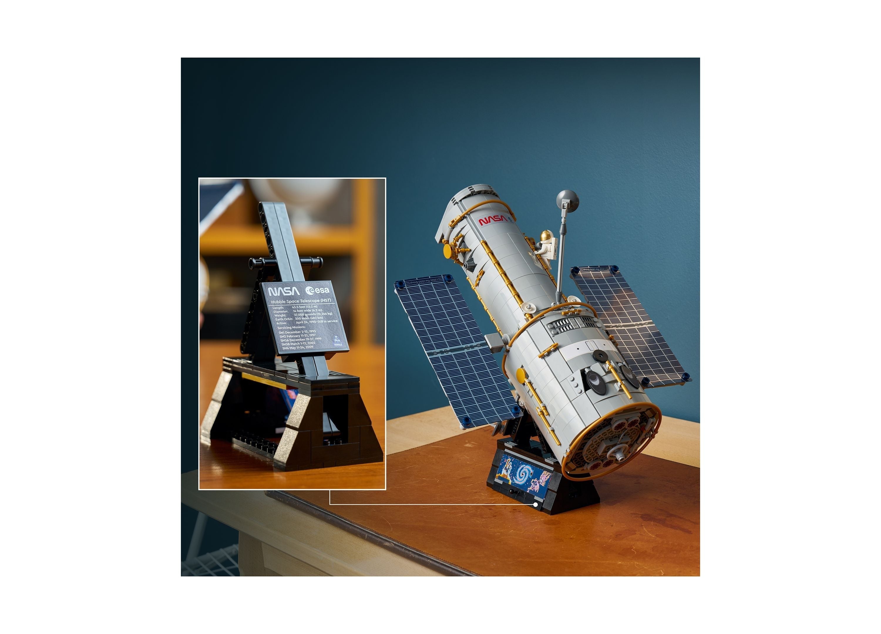 LEGO Icons Hubble Space Telescope 1,252-Piece Building Set