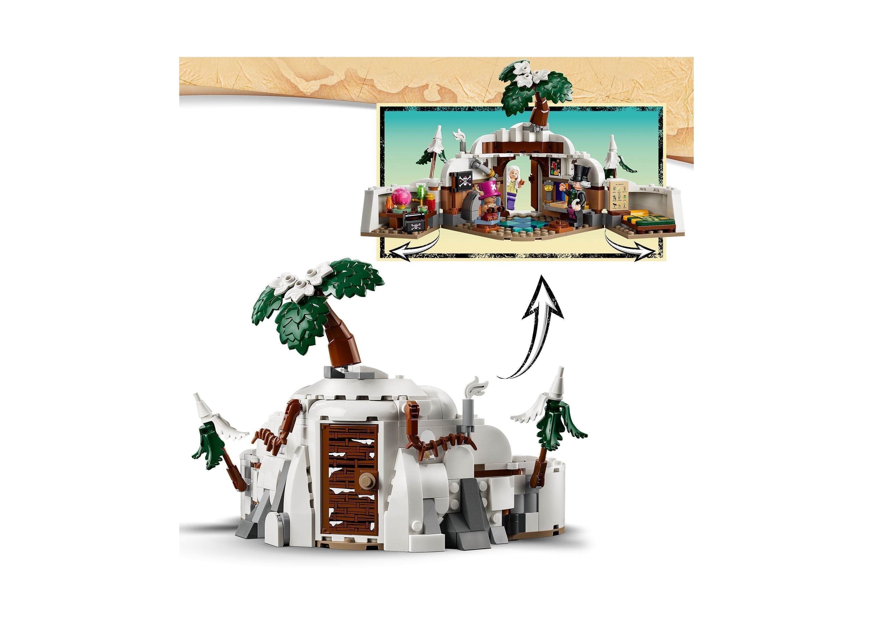 LEGO ONE PIECE Dr. Hiriluk's Hideout 271-Piece Building Set