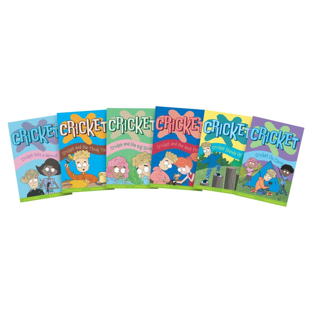 Junior Learning Cricket the Kid - Decodable Chapter Books - Multicolor Boxed Set