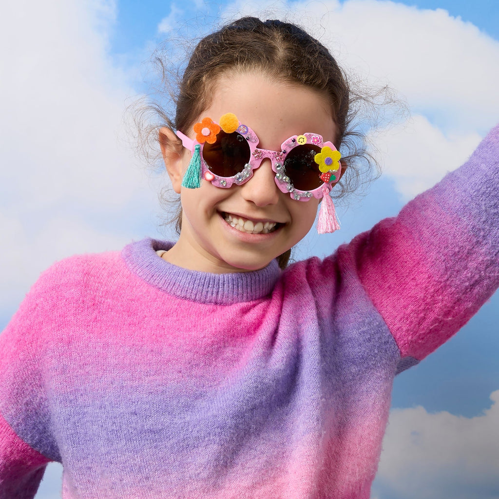Journey Of Something Decorate Your Own Flower Sunglasses Craft Kit