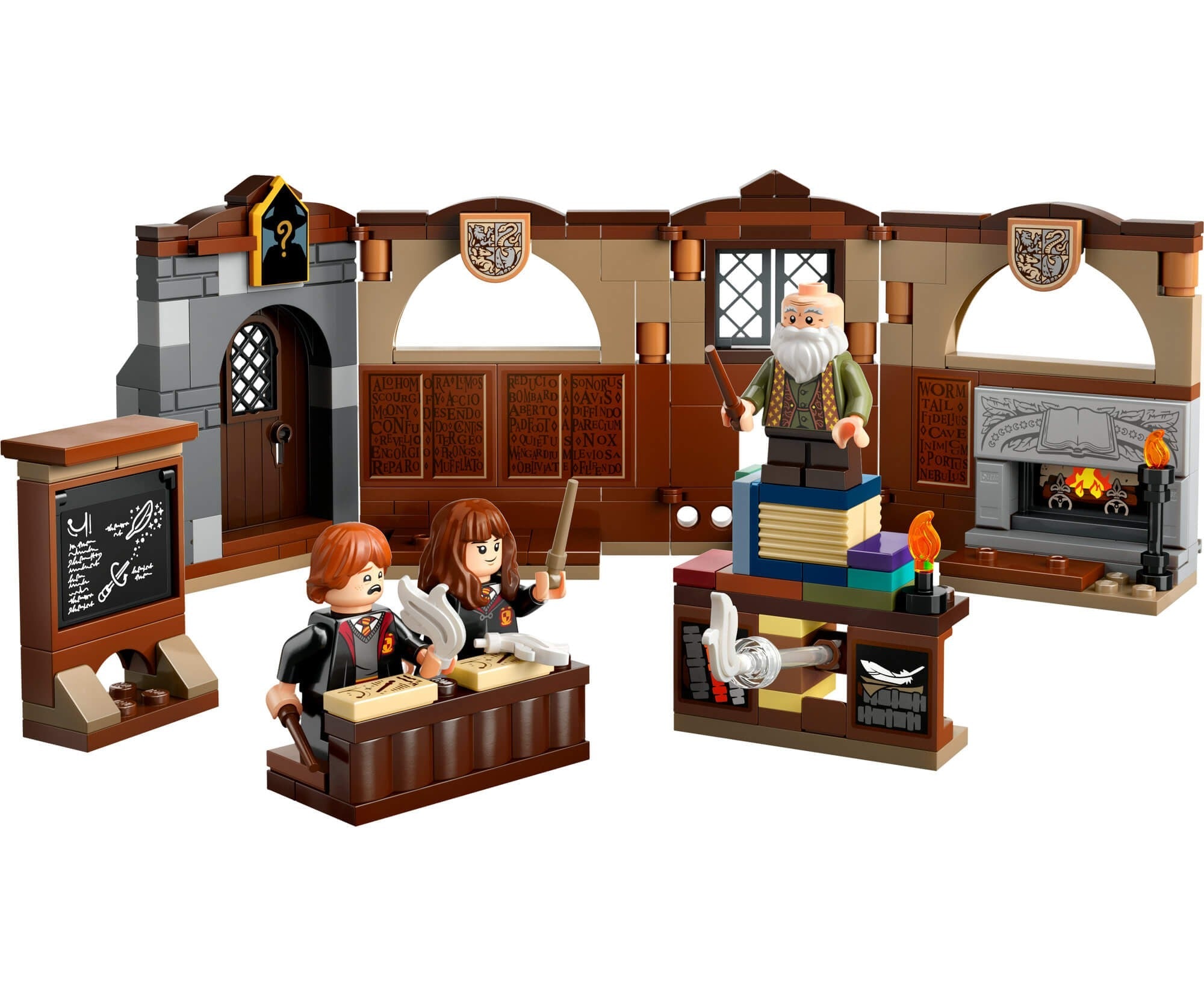 LEGO Harry Potter Hogwarts Castle Charms Class Set, Wizard Toy for Kids 76442