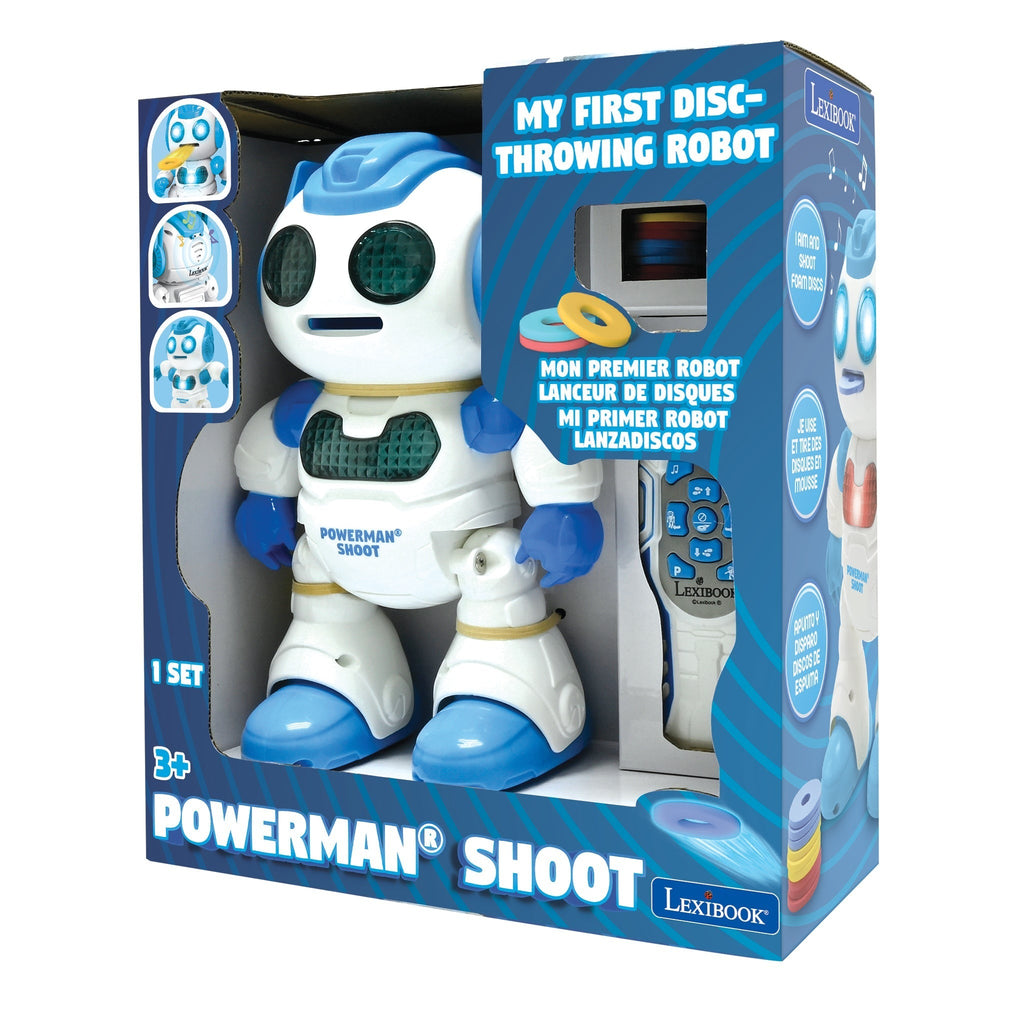 Lexibook Powerman Shoot STEM Robot With Remote Control And Foam Discs