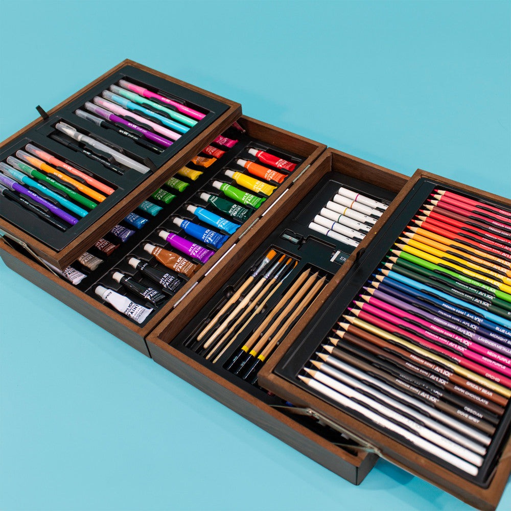 Art 101 Deluxe Multimedia Artist Set - 151-Piece Collection