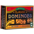 eeBoo Mini Dominoes Classic 28-Piece Golden Holographic Set
