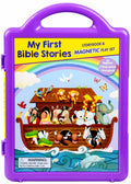 Bible Stories Storybook & Magnetic Play Set With 34 Magnets
