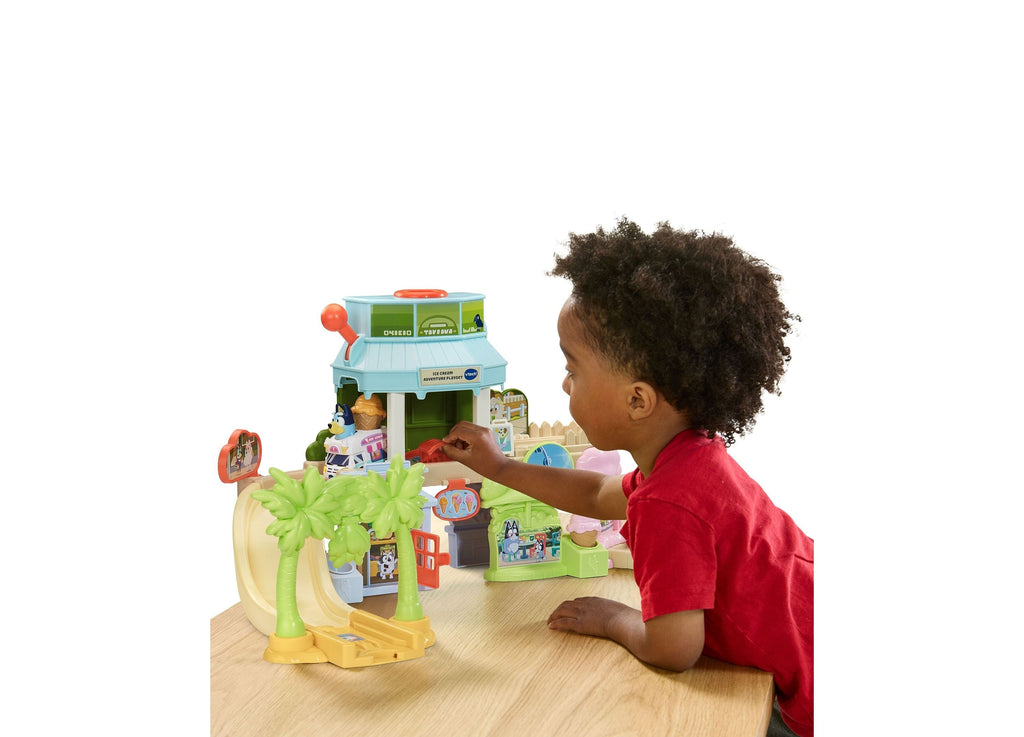 Bluey Ice Cream Adventure Playset With SmartPoint Sounds & Interactive Track
