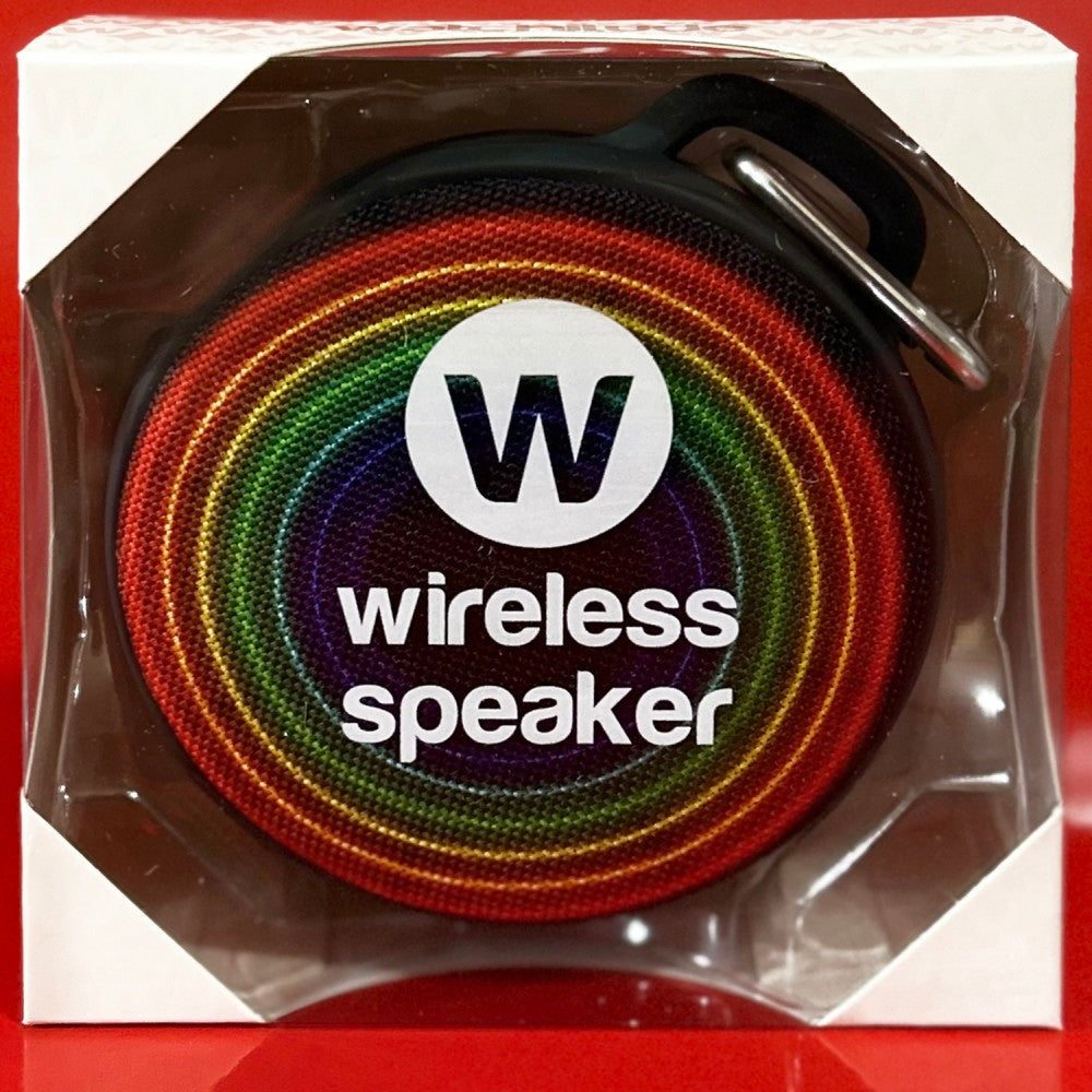 Watchitude Jammed 2 Go Rainbow Wave Round Bluetooth Speaker