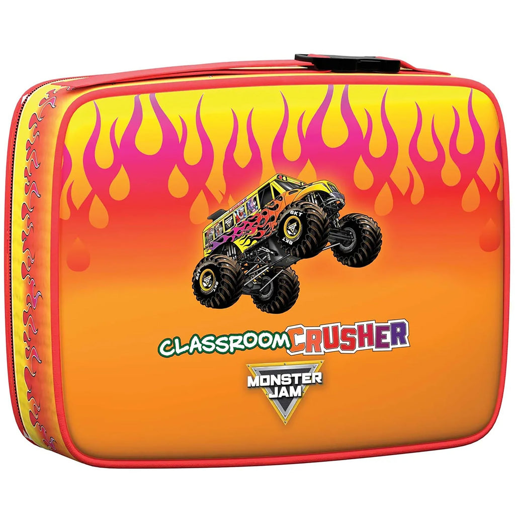Eurographics Monster Jam Classroom Crusher 100-Piece Puzzle & Lunch Bag
