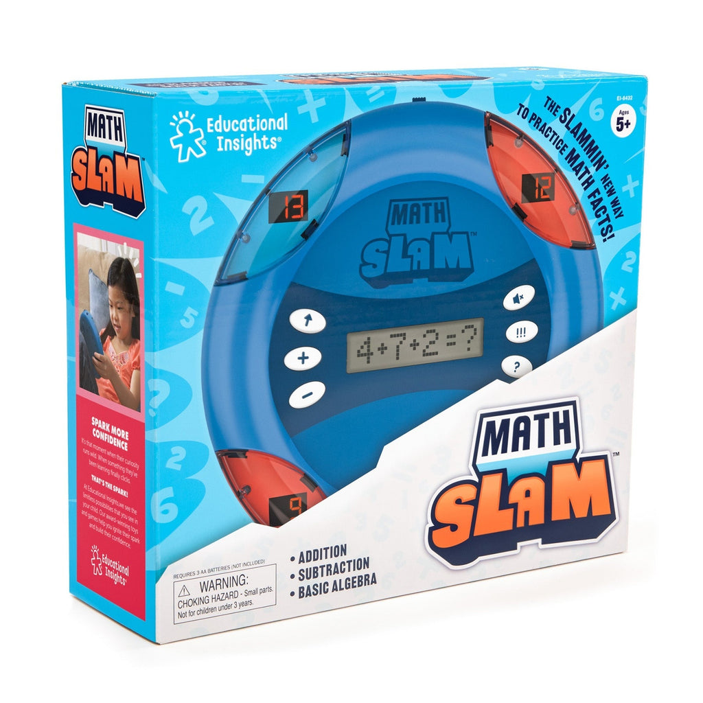 Educational Insights Math Slam Handheld Electronic Math Game