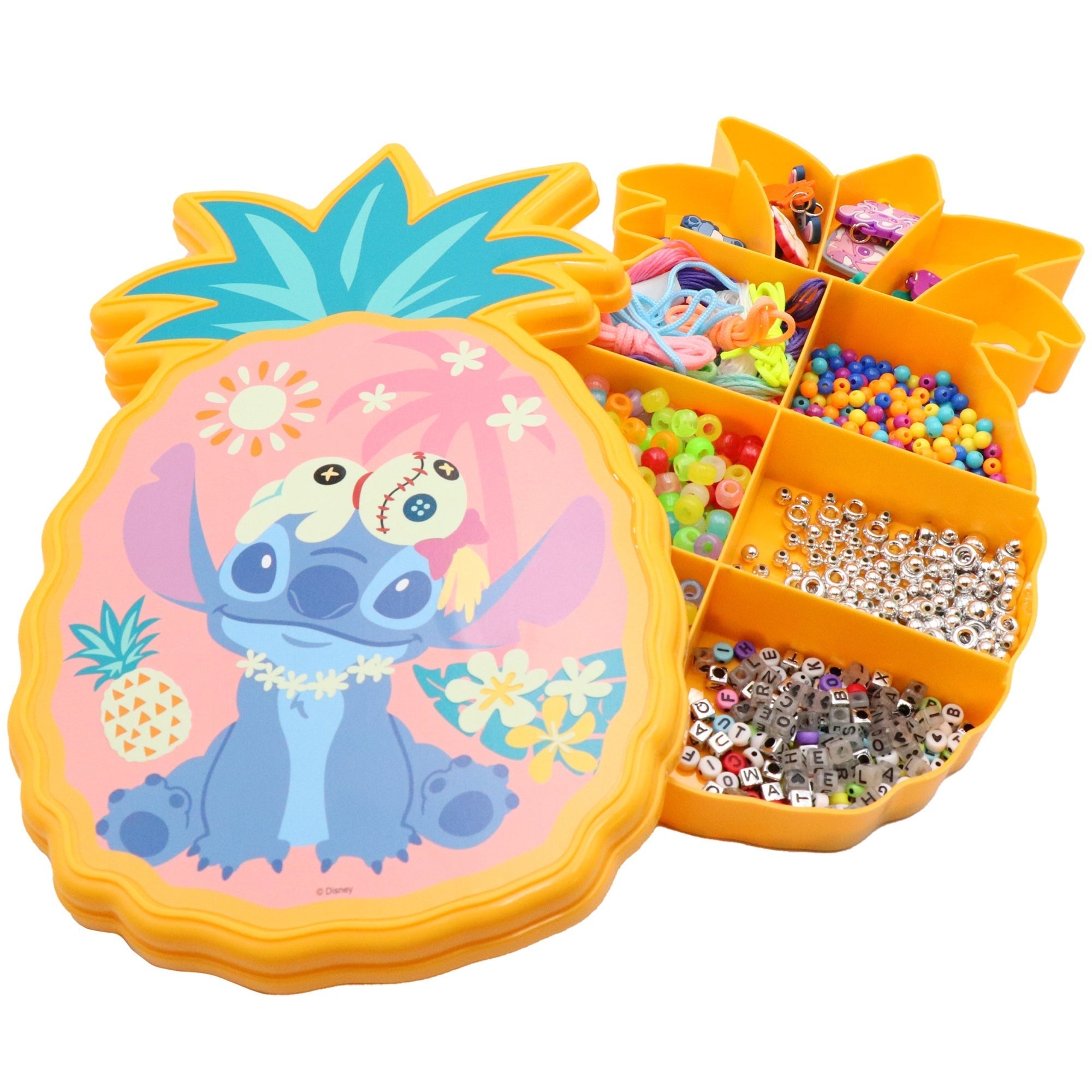 Disney Stitch Glow-In-The-Dark Jewelry Activity Set - 1,000+ Pieces