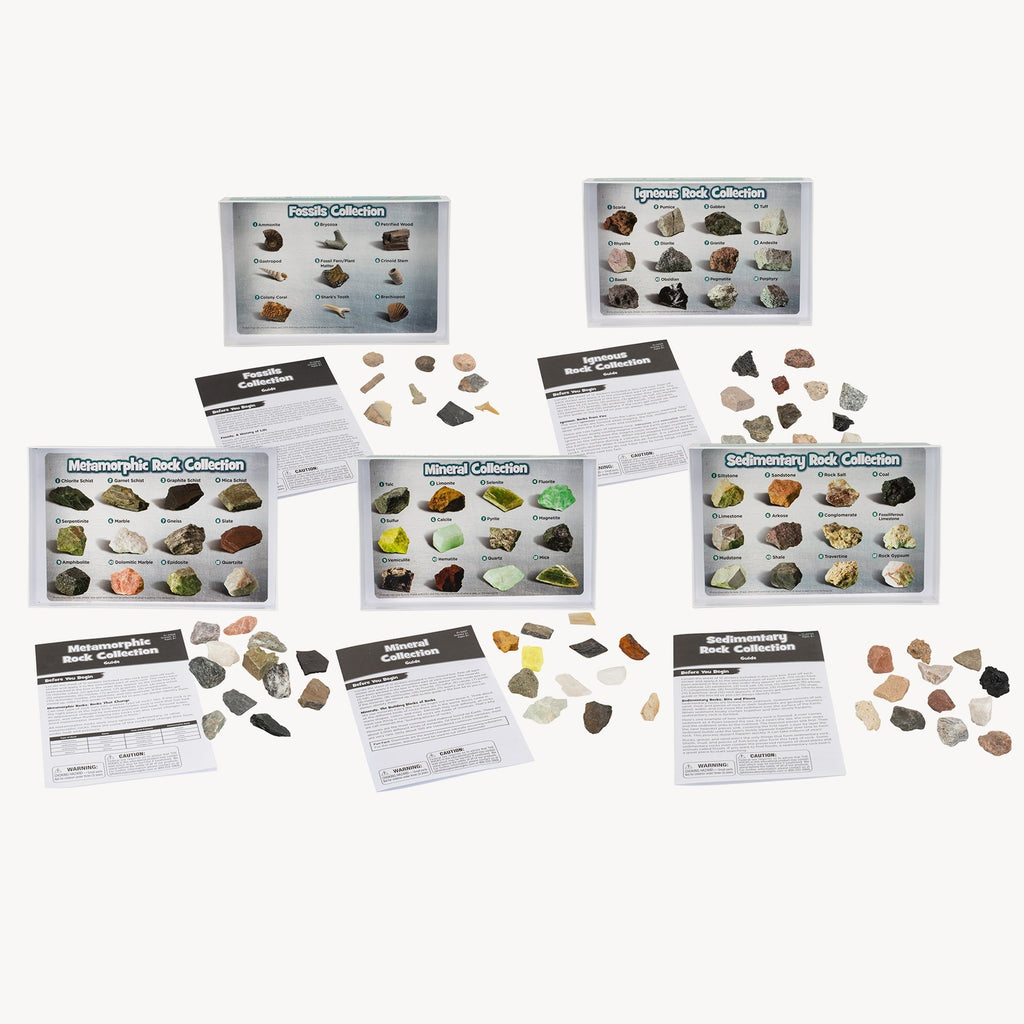 Educational Insights GeoSafari Rock and Fossil Explorer Set - 57 Pieces