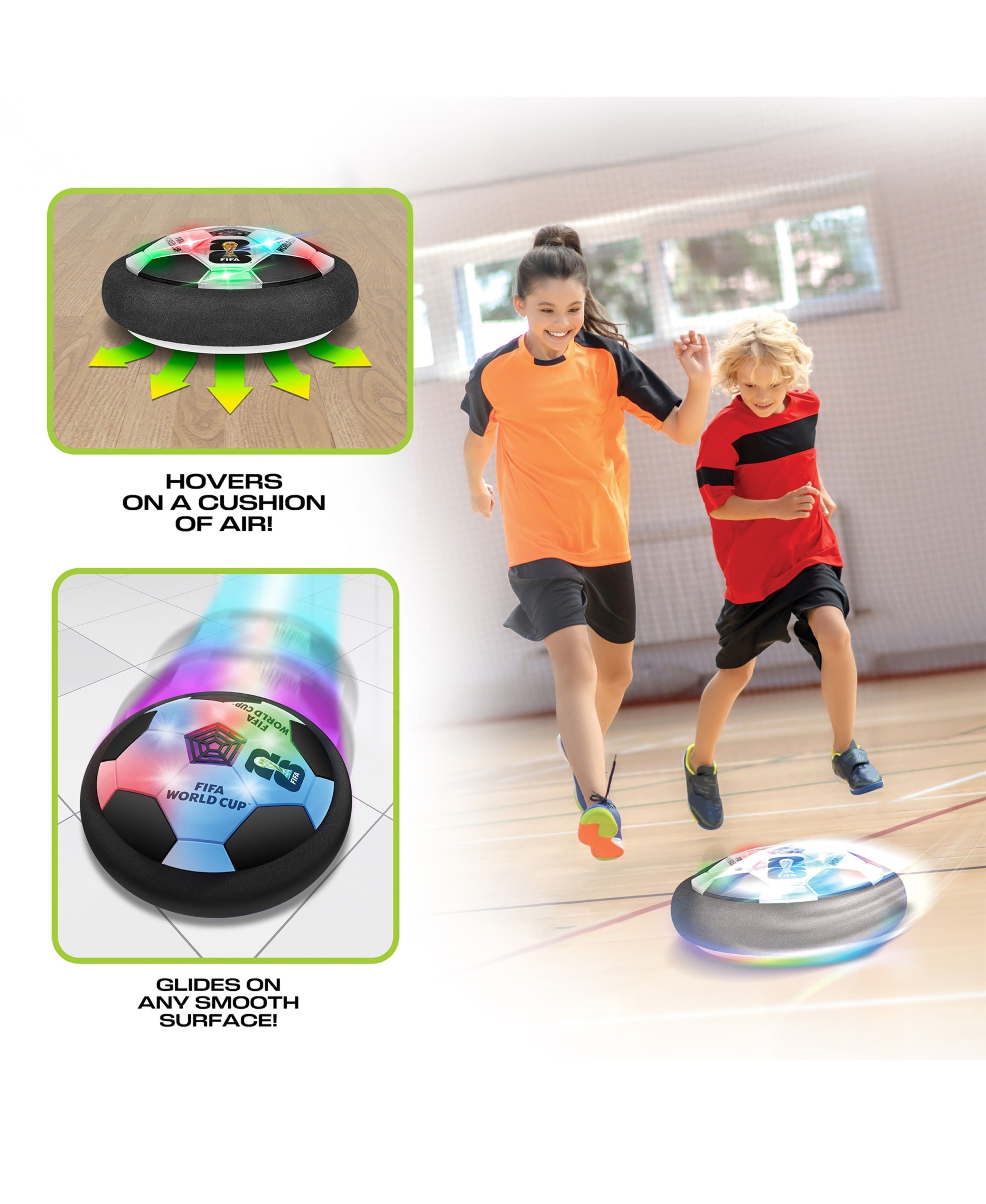 World Tech Toys FIFA World Cup 2026 Hover Soccer Ball With LED Lights