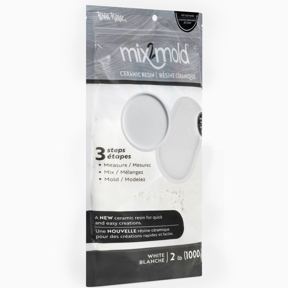 Brea Reese Mix2Mold Ceramic Resin - Craft Magic White Powder, 2lb