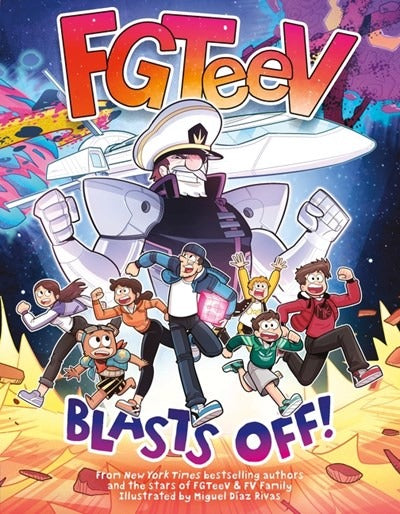 FGTeeV: Blasts Off! Full-Color Middle Grade Graphic Novel
