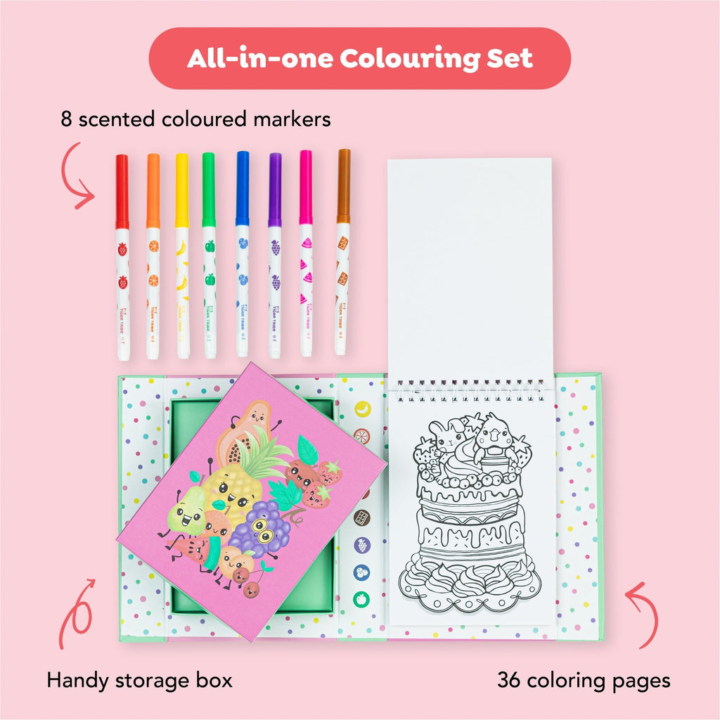 Tiger Fruitie Cutie Scented Coloring Set