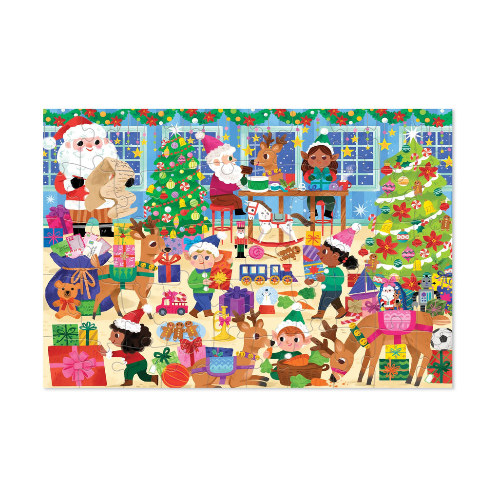 Crocodile Creek Santa's Workshop Jigsaw Puzzle - 50 pc