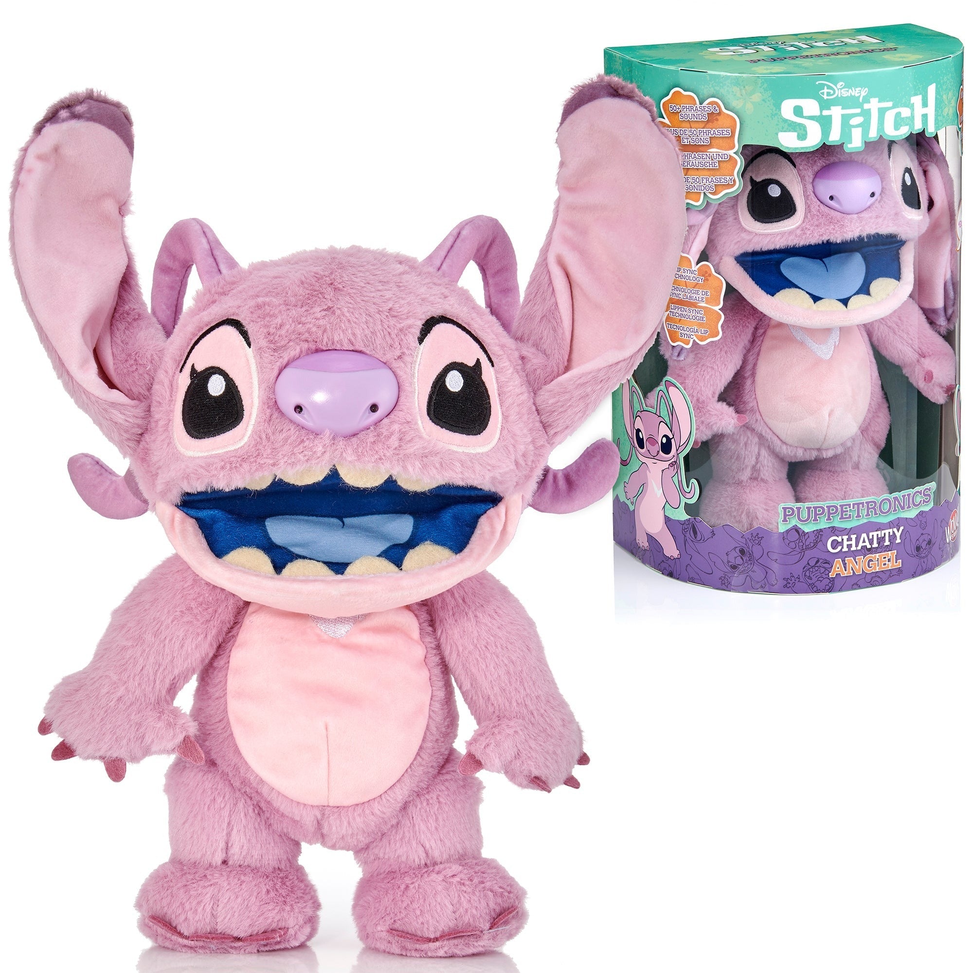 WOW! Stuff Disney Angel Deluxe Puppetronic With Over 50 Actions And Sounds