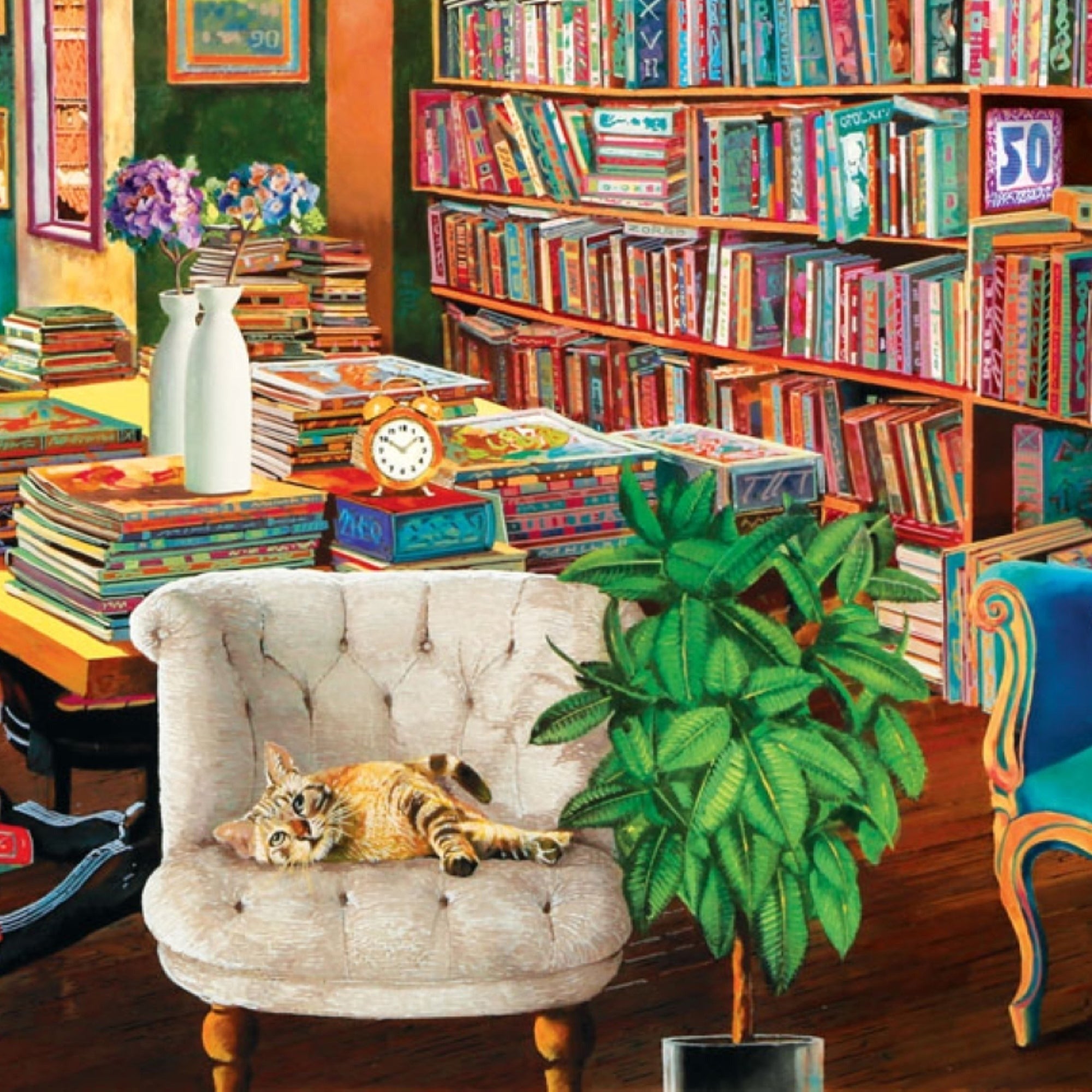 Eurographics The Old Library 1000-Piece Jigsaw Puzzle